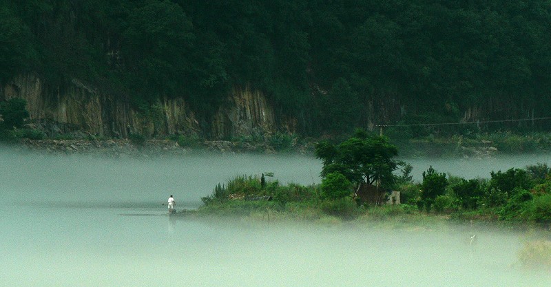 晨雾 摄影 烂柯山