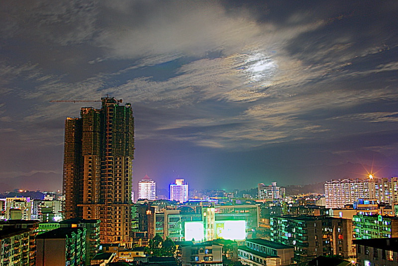 夜色 摄影 风帆