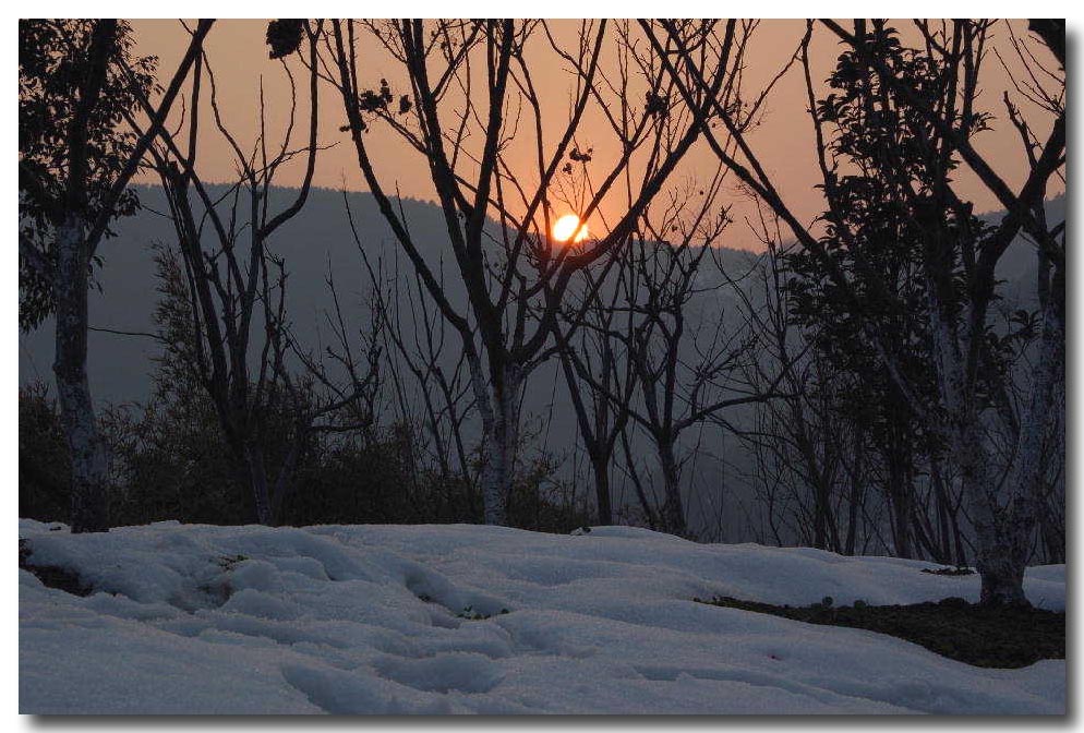 山林夕照-旺山 摄影 静之