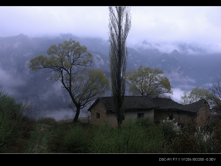 秦岭风光之大寺 摄影 枪花儿