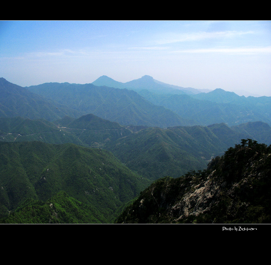 明堂山-山峦起伏 摄影 紫杜鹃