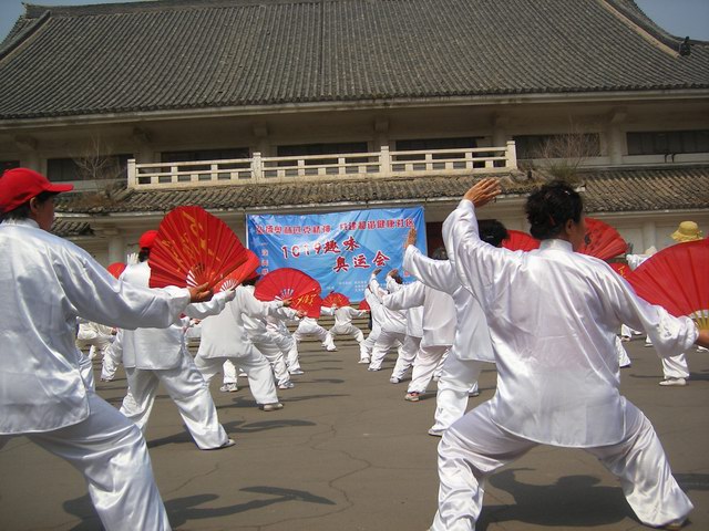 太极功夫扇(支持奥运) 摄影 铭子