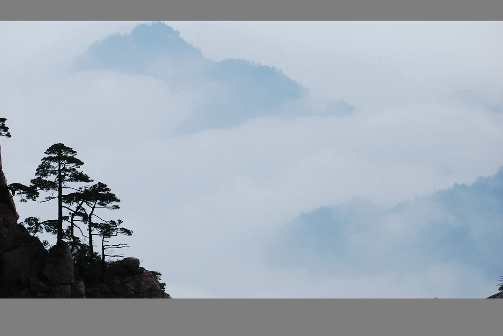 云在半山中 摄影 浪漫角度