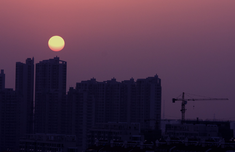 夕阳 摄影 也好这一口