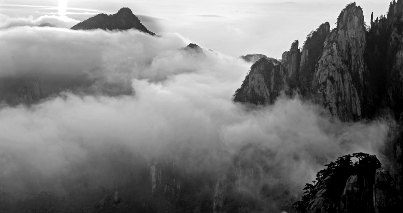 黄山云海九 摄影 龙眠山客