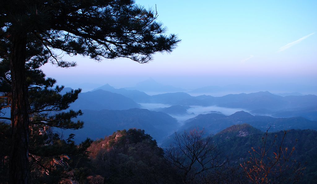 岳西县明堂山晨雾 摄影 缘来惜缘