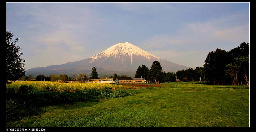 富士山（6） 摄影 景深预视