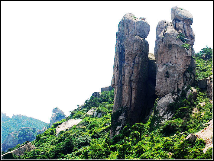 情侣峰（山东九仙山） 摄影 aoxueyingchu