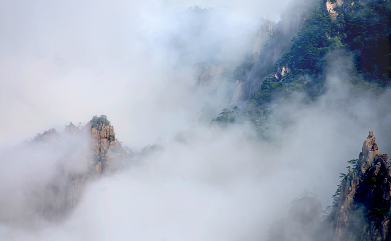 黄山云海十 一 摄影 龙眠山客