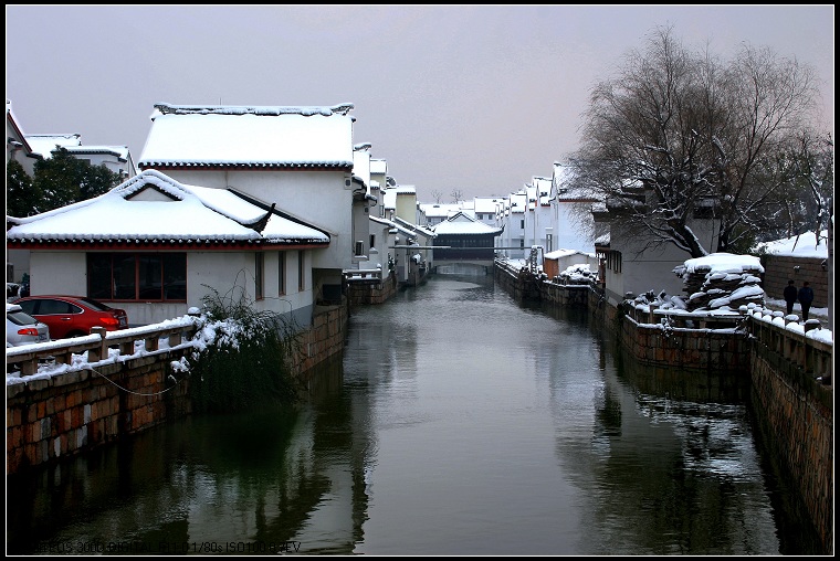 雪后－２００８年春下在姑苏城郊的那场雪 摄影 QF44136