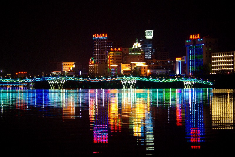 三亚河夜色 摄影 云在风上