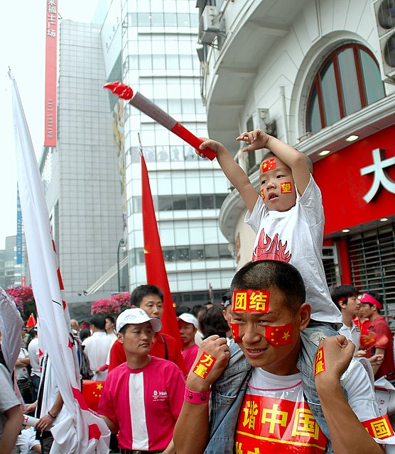 奥运粉丝 摄影 曹开林