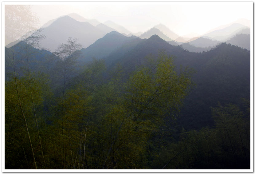 山峦重叠 摄影 千岛湖