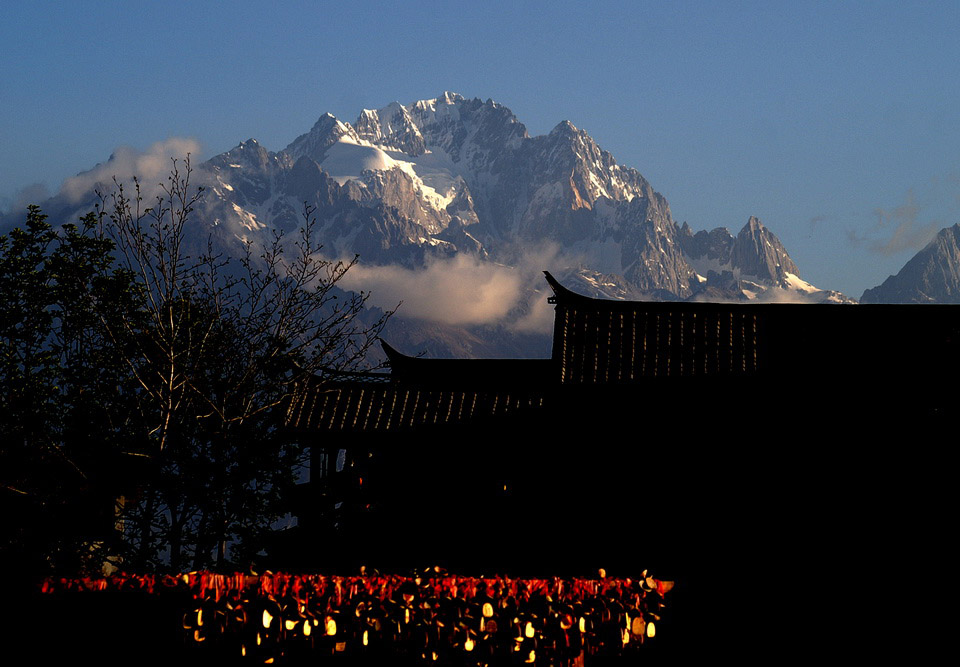 丽江早晨---玉龙雪山 摄影 菩提子