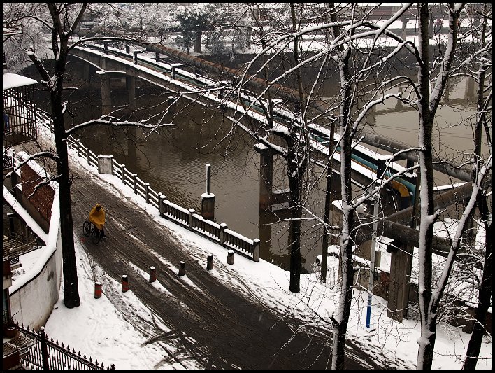 雪景--猫儿桥 摄影 静海愚公