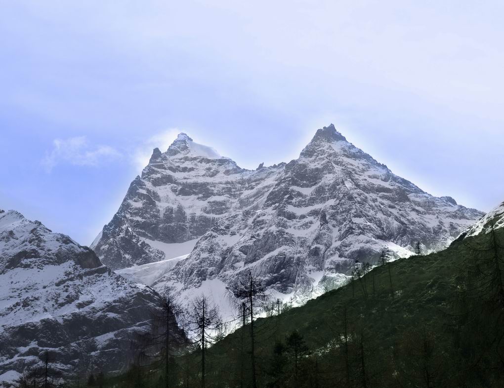 四姑娘山双桥沟风景:玉兔峰 摄影 吴大叔