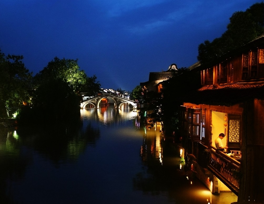 乌镇夜色 摄影 孤独听雨