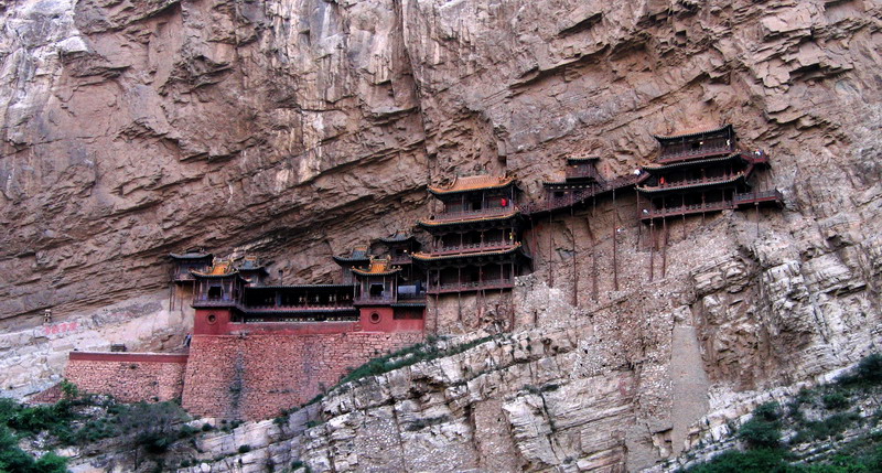 北岳桓山——悬空寺 摄影 好色好水