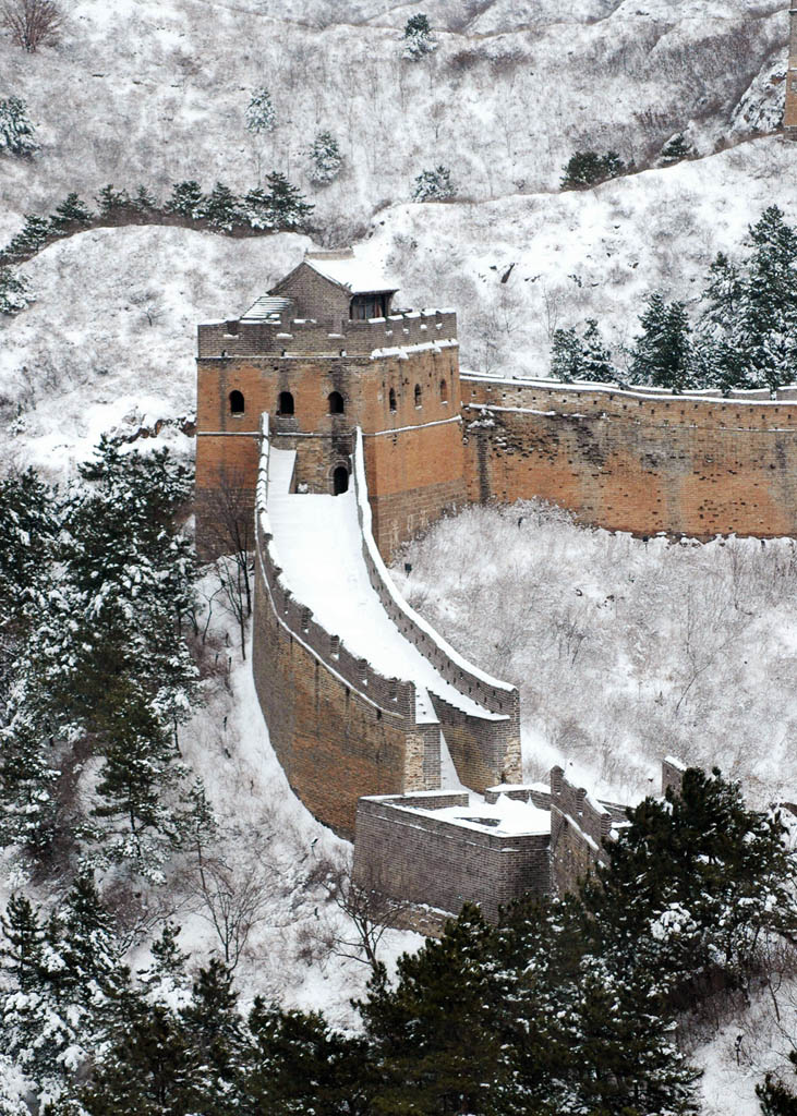 长城初雪 摄影 汉川的狼