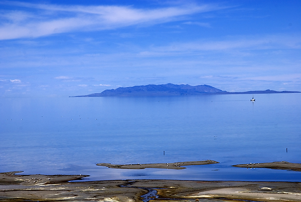 路 边 的 景 色 2 great salt lake 摄影 xier