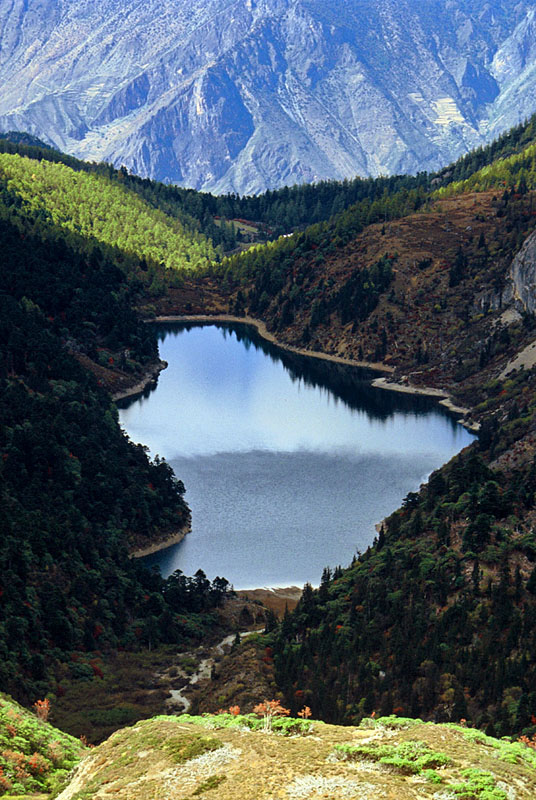 高山海子 摄影 那人