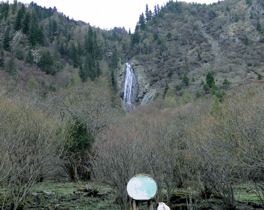 四姑娘山风景:长坪沟熊猫谷瀑布 摄影 吴大叔