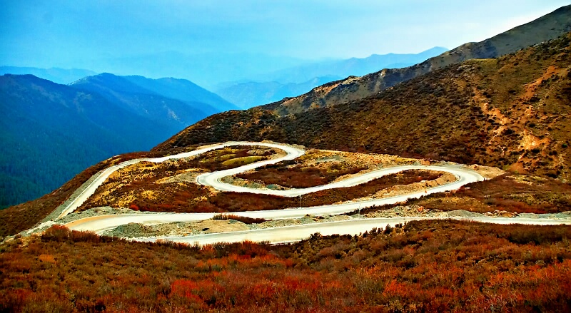 山之路 摄影 四面山