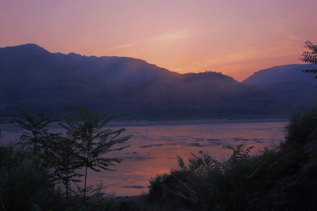 黄河恋曲-余晖映河 摄影 我是戆戆