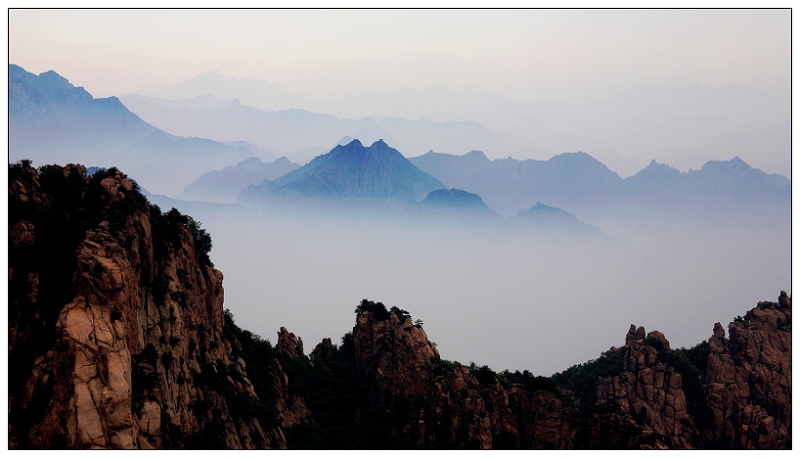 朦胧祖山 摄影 辛天堂