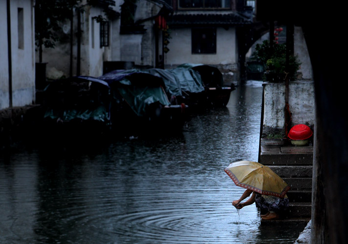 暮雨 摄影 夸梅