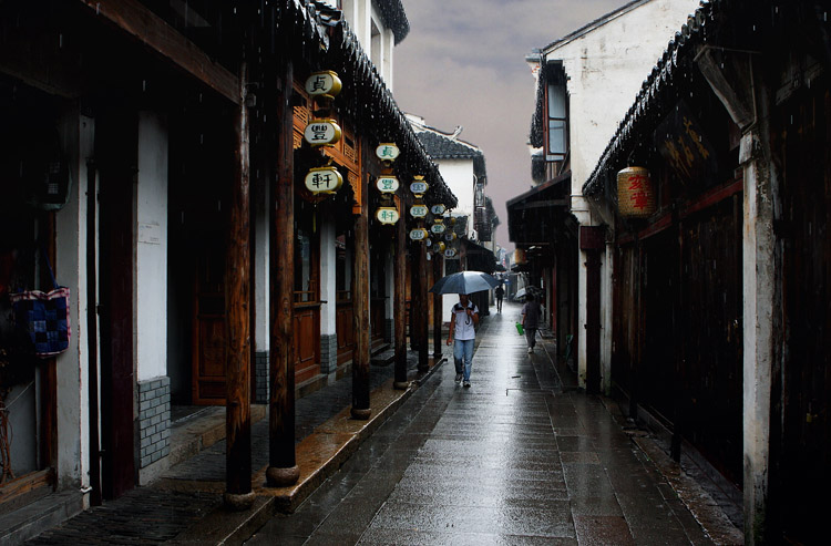 江南雨 摄影 夸梅