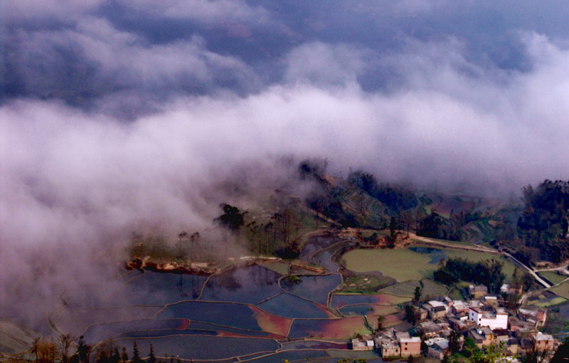 大山里的村庄 摄影 大山里的猫