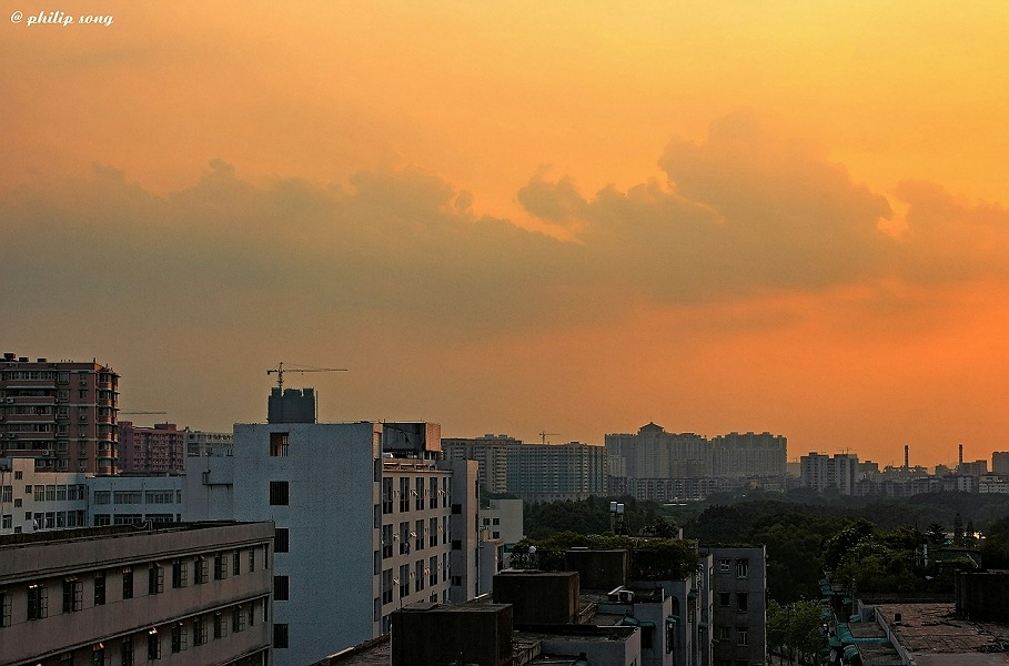 夕阳西下 摄影 金钩船长