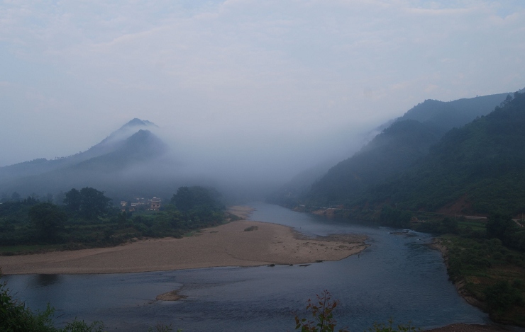 西江晨曦 摄影 云山西河