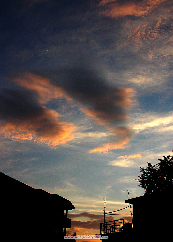 霞光 摄影 孤日夕阳