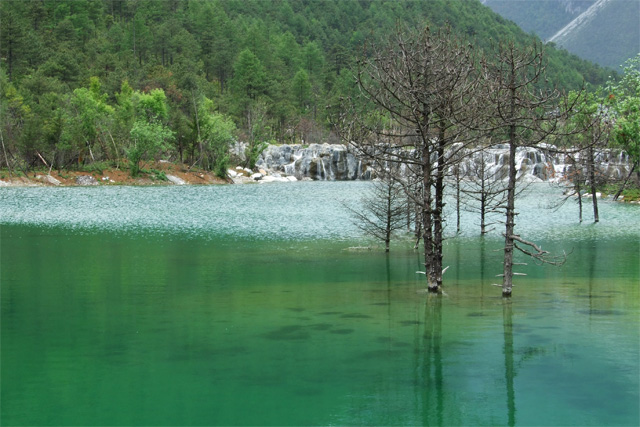 雪山下的蓝月湖 摄影 第3号影人