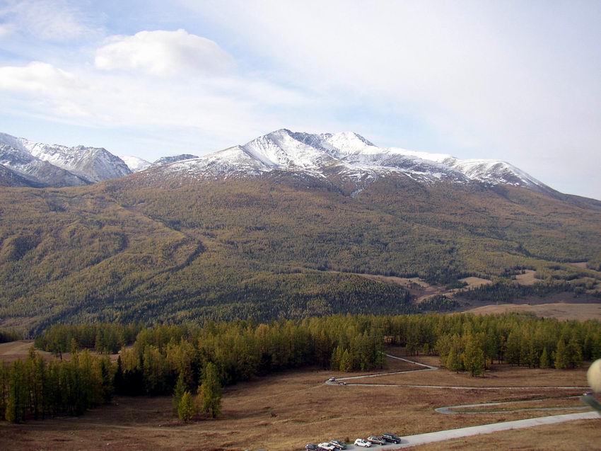 喀纳斯 秋色 摄影 高山峡谷