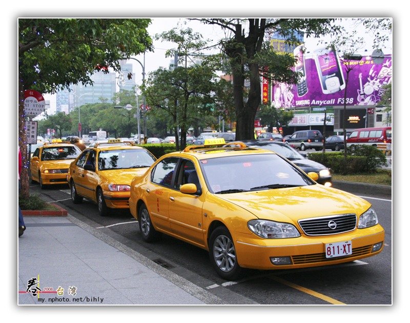 台湾的计程车 摄影 碧海蓝韵