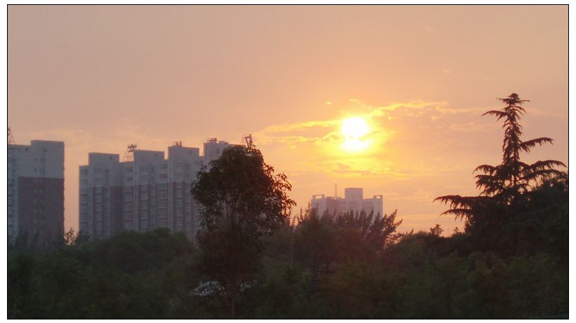 城市夕阳 摄影 一超