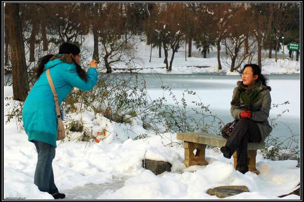 雪地留影 摄影 lingsu