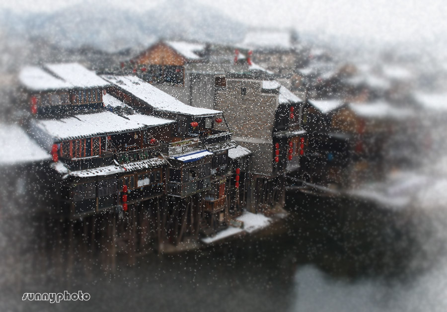 印象鳳凰古城雪景 摄影 sunny33