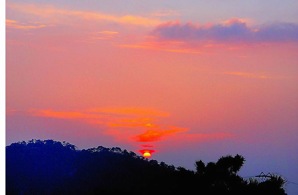 夕阳颂歌 摄影 夕阳颂影