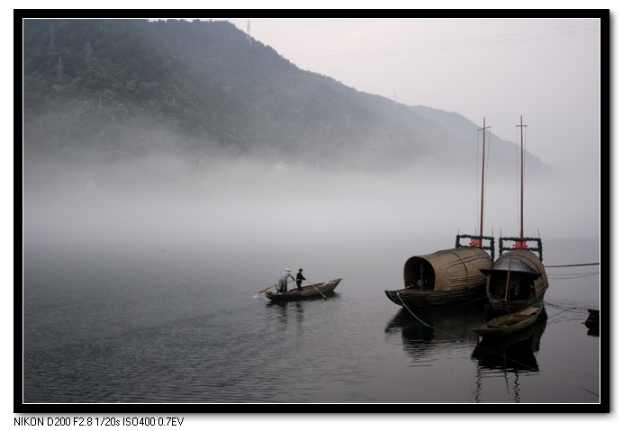 富春江晨景 摄影 瘦西肥东