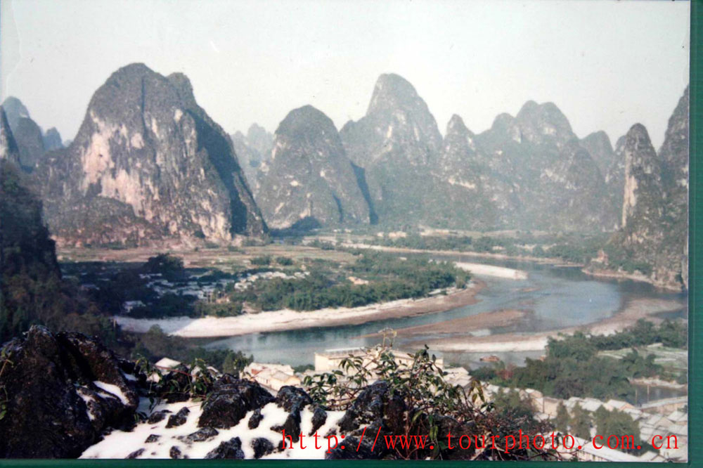 雪景,在漓江精华区是罕见的! 摄影 漓江通