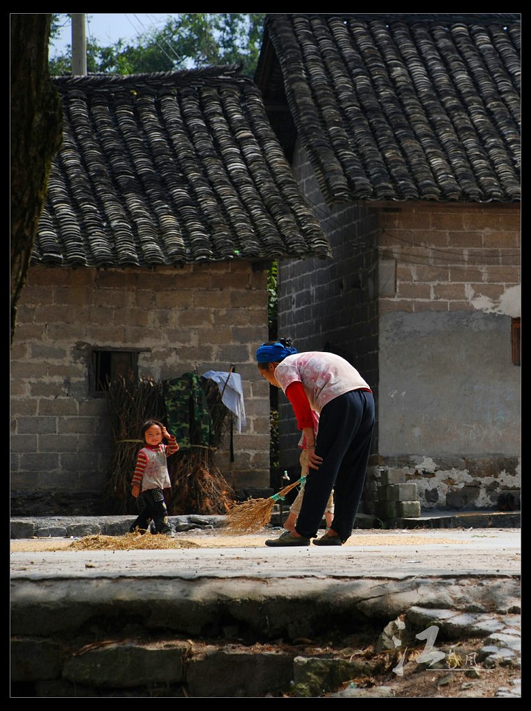 苗家晒谷场 摄影 方圆之间