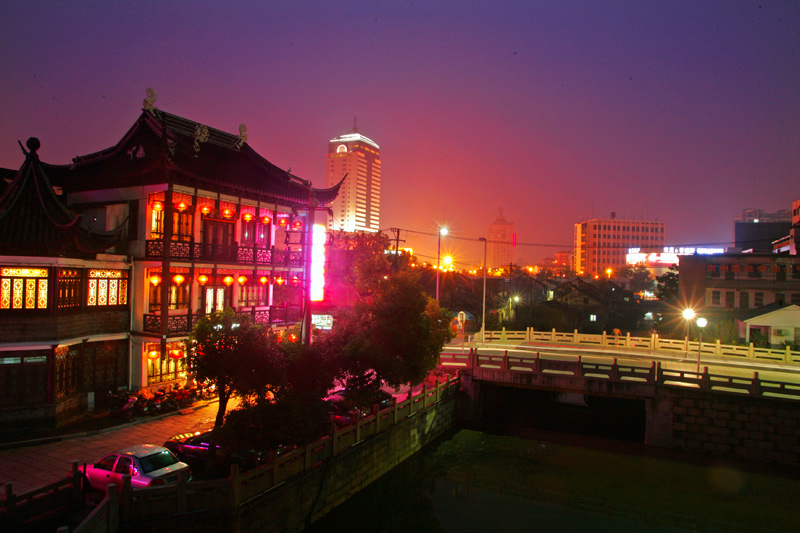 西瀛里夜景 摄影 可囗可乐