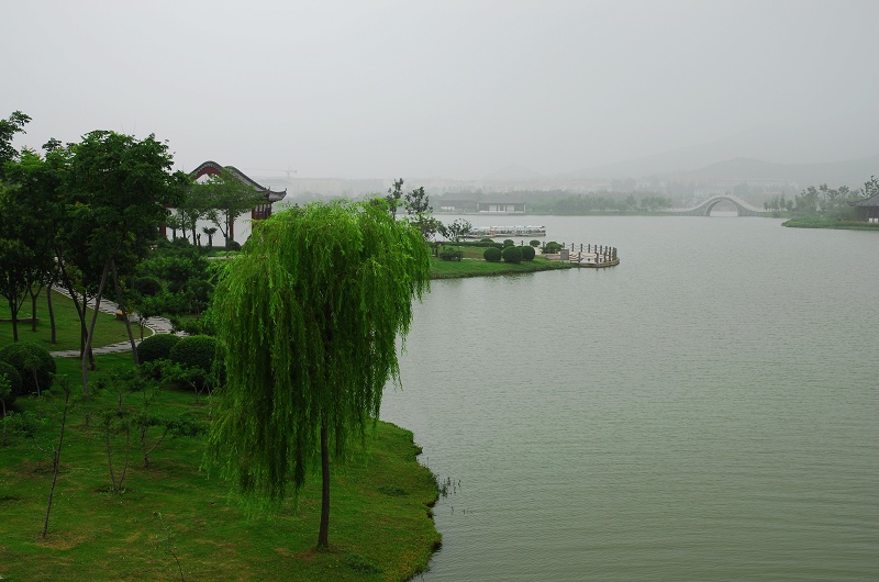 雨中云龙湖 摄影 山药蛋