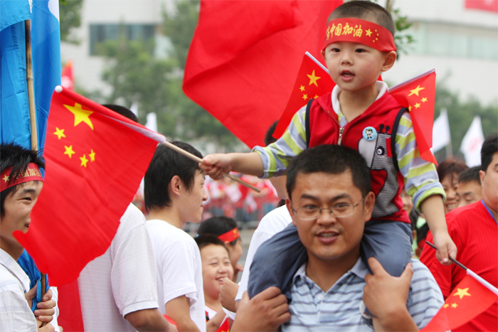 迎接圣火 摄影 历山人家