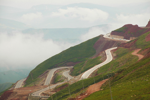 高原的路 摄影 高原雄鹰