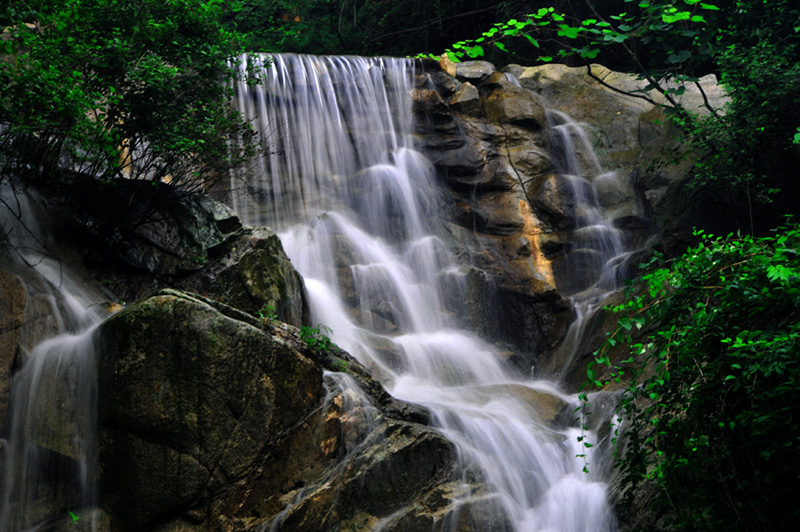 山瀑 摄影 lingyue